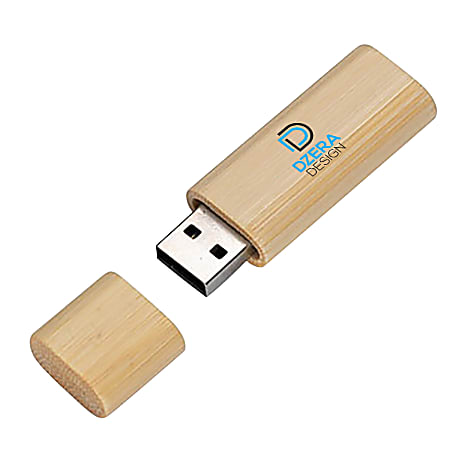 Eco Bamboo USB 2.0 Flash Drive, 1GB