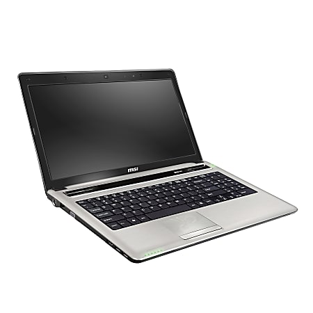 MSI™ A6400-042US Laptop Computer With 15.6" LCD Screen & Intel® Core™ i5-2410M Processor With Turbo Boost Technology, Silver