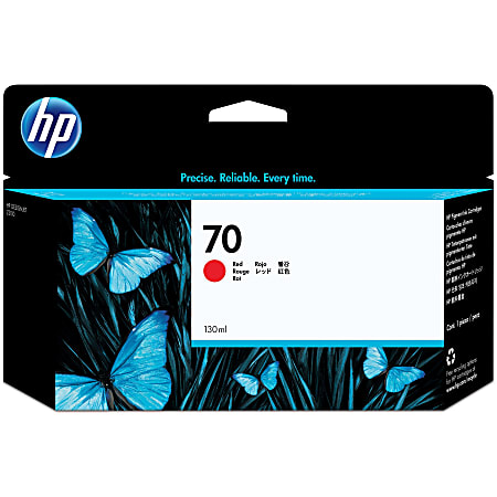 HP 70 Red Inkjet Cartridge, C9456A