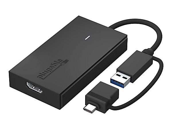 Plugable - Graphics card - SM768 - USB-C / USB-A - HDMI - for Plugable TBT3-UDZ