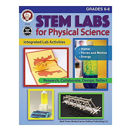 Mark Twain Media STEM Labs For Physical Science, Grades 6-8