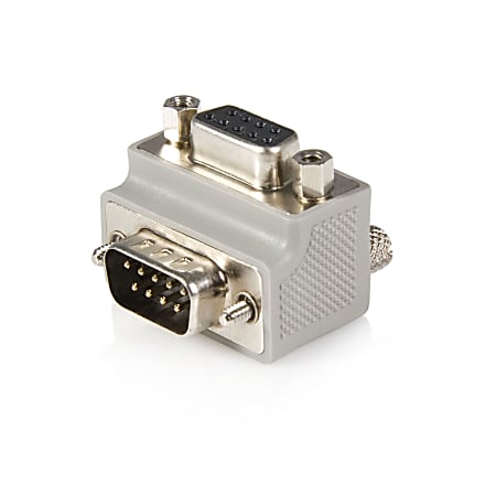 StarTech.com Serial adapter cable - Type 2 - right angle DB9 (m) -DB9 (f) - Serial ATA - Add space  - GC99MFRA2