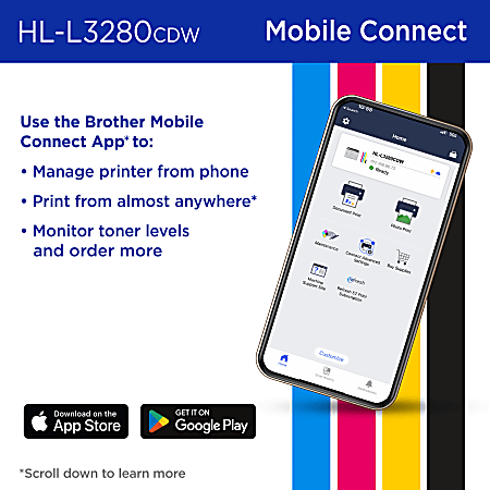 Wireless HL-L3280CDW Compact Digital Laser Color Printer