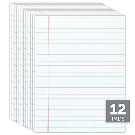 Office Depot Brand Glue Top Legal Pads 8 12 x 11 Legal Ruled 50 Sheets ...