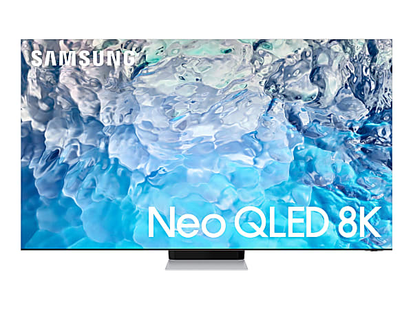 Samsung QN85QN900BF - 85" Diagonal Class (84.5" viewable) - QN900B Series LED-backlit LCD TV - Neo QLED - Smart TV - Tizen OS - 8K 7680 x 4320 - HDR - Quantum Dot, Quantum Mini LED - stainless steel