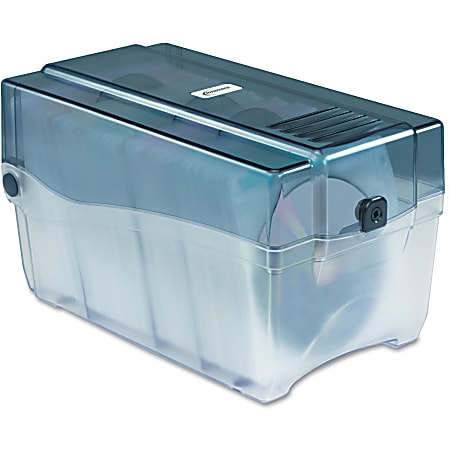 Innovera Optical Disc Case - Box - Plastic - Clear, Smoke - 150 CD/DVD