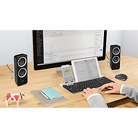 Logitech Altavoces Multimedia Z200 2.0/ Negros /10w