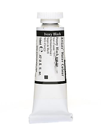 Winsor & Newton Professional Watercolors, 14 mL, Ivory Black, 331