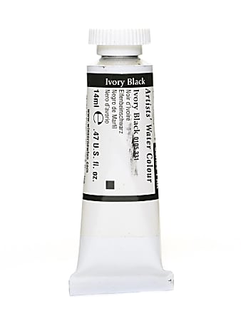 Winsor & Newton Professional Watercolors, 14 mL, Ivory Black, 331