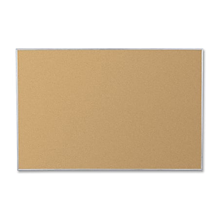 Balt® Best Rite® Cork Board, 72" x 48", 40% Recycled, Aluminum Frame With Silver Finish