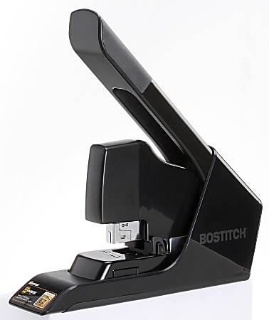 Bostitch EZ Squeeze™ 130-Sheet Heavy-Duty Stapler With Antimicrobial Protection, Black