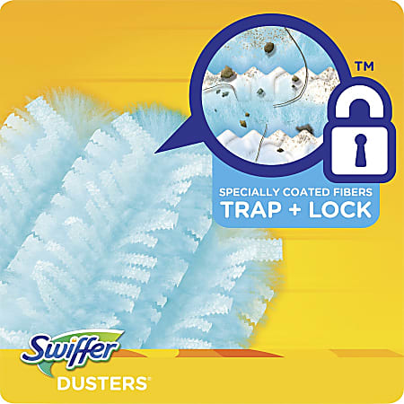 Swiffer Feather Dusters Multi-Surface Duster Refills, Bamboo, White, 1 - View #11