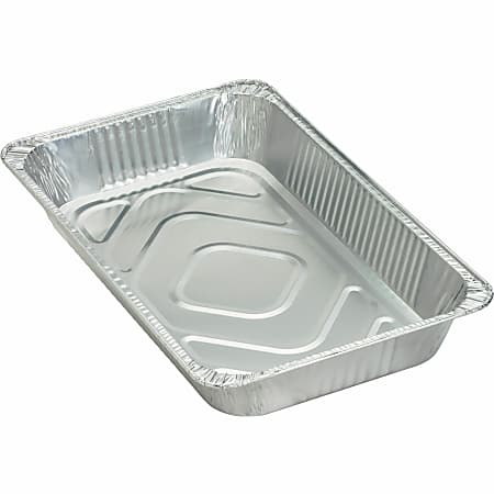 18339 Disposable Aluminum Foil Loaf Pan Straight Smooth Sides - 224