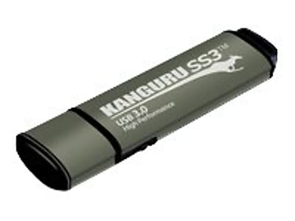 Kanguru SS3 USB 3.0 Flash Drive with Physical Write Protect Switch, 128GB