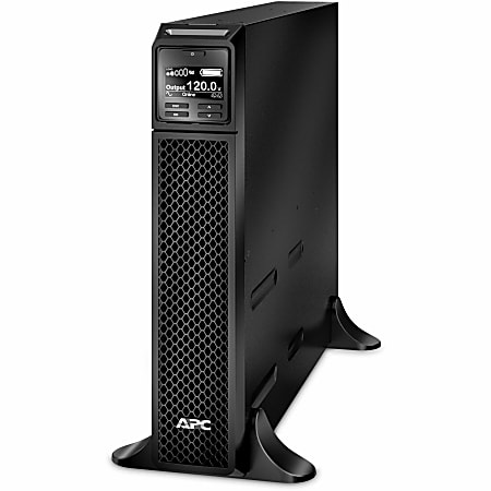APC Smart-UPS On-Line, 2200VA, Tower, 120V, 6x 5-20R+1x L5-20R NEMA outlets, SmartSlot, Extended runtime, W/O rail kit - SRT2200XLA