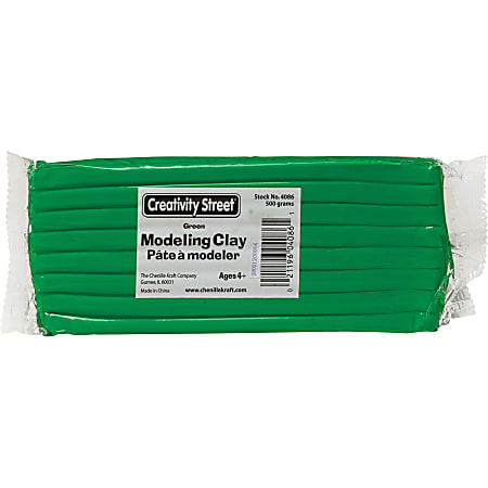 Creativity Street Extruded Modeling Clay - Art, Craft - Recommended For - 1 Pack - Green