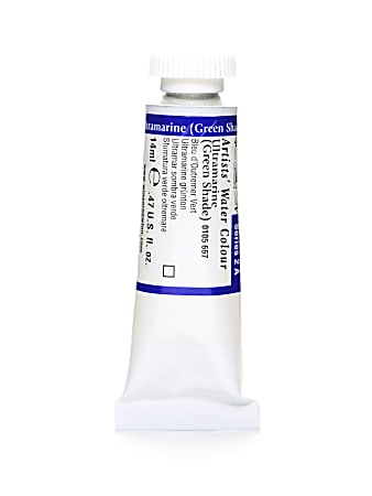 Winsor & Newton Professional Watercolors, 14 mL, Ultramarine Green Shade, 667