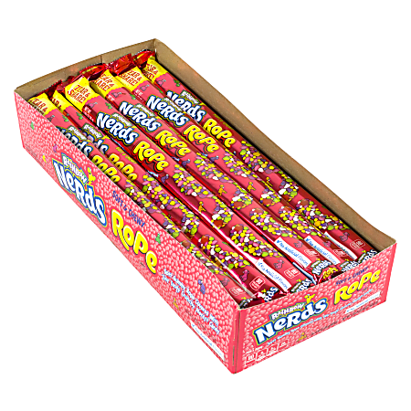 Wonka Nerds Ropes, 0.92 Oz, Box Of 24