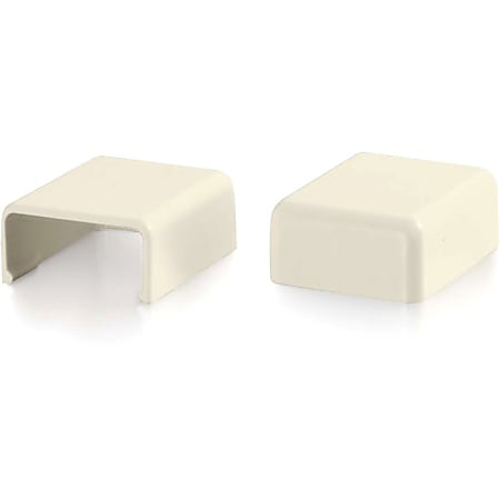C2G Wiremold Uniduct 2700 Blank End Fitting - Ivory - Ivory - Polyvinyl Chloride (PVC)