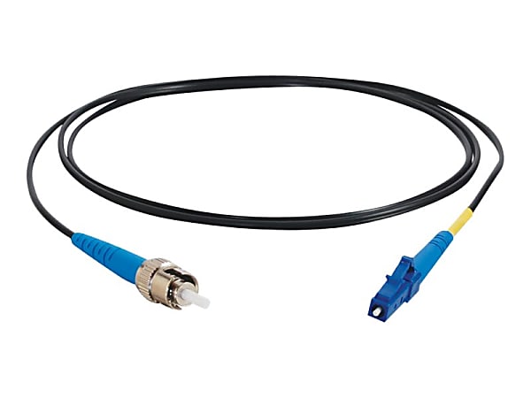C2G 10m LC-ST 9/125 Simplex Single Mode OS2 Fiber Cable TAA - Black - 33ft - Patch cable - LC single-mode (M) to ST single-mode (M) - 10 m - fiber optic - simplex - 9 / 125 micron - OS2 - black