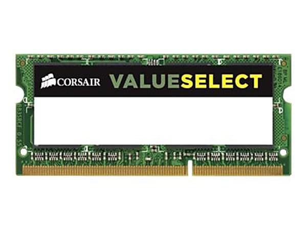 CORSAIR Value Select - DDR3 - module - 8 GB - SO-DIMM 204-pin - 1600 MHz / PC3-12800 - CL11 - 1.5 V - unbuffered - non-ECC