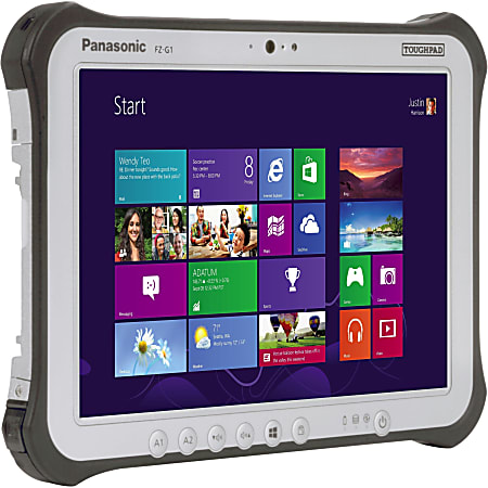 Panasonic Toughpad FZ-G1FBJGXCM Tablet - 10.1" - 8 GB - Intel Core i5 (4th Gen) i5-4310U Dual-core (2 Core) 2 GHz - 256 GB SSD - Windows 7 Professional upgradable to Windows 8.1 Pro - 1920 x 1200 - In-plane Switching (IPS) Technology