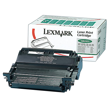 Lexmark™ 1382925 High-Yield Return Program Black Toner Cartridge