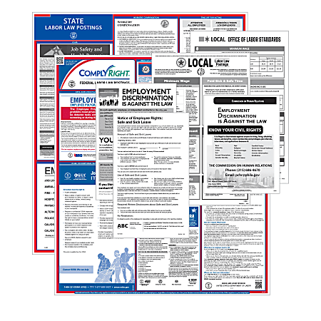 ComplyRight® Federal, State And Local Labor Law 1-Year Poster Service, English, Wyoming