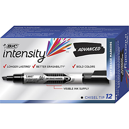 Intensity Bold Pocket-Style Dry Erase Marker by BIC® BICDECF11BK