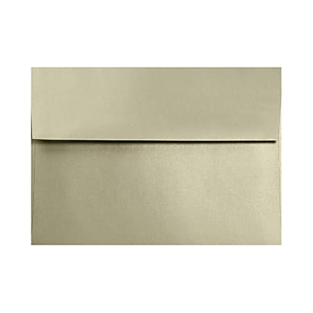 LUX Invitation Envelopes, A2, Gummed Seal, Silversand, Pack Of 500