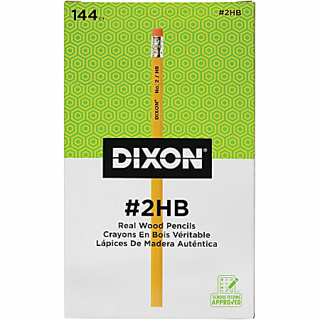 Dixon Wood Pencils - Graphite Lead - Assorted Wood Barrel - 150 / Box