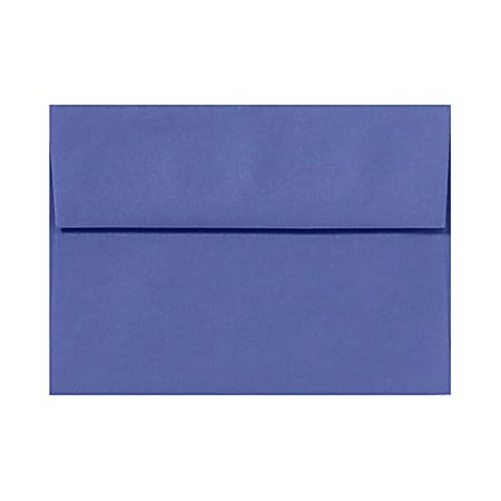 LUX Invitation Envelopes, #4 Bar (A1), Peel & Press Closure, Boardwalk Blue, Pack Of 250