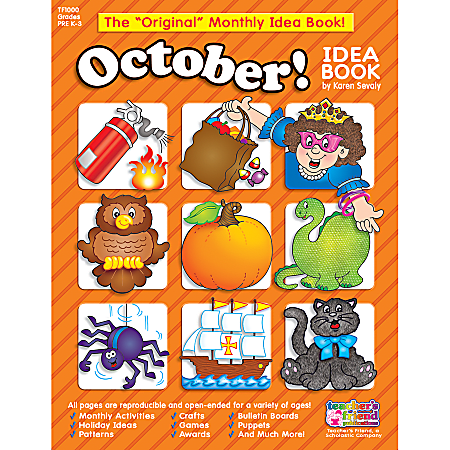 Scholastic October Monthly Idea Book - Office Depot