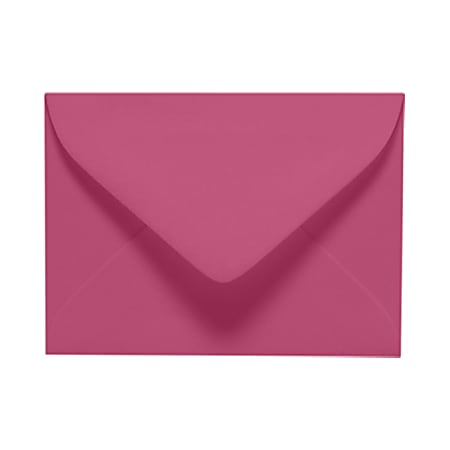 LUX Mini Envelopes, #17, Gummed Seal, Magenta, Pack Of 50