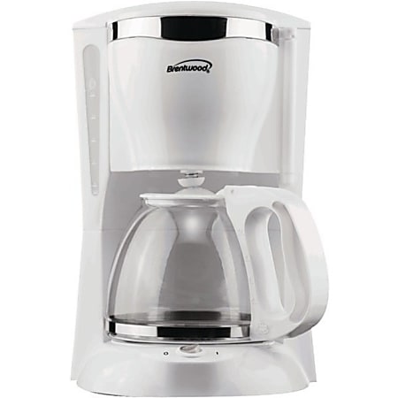 Brentwood Coffee Maker - 12 Cup(s) - Multi-serve - White
