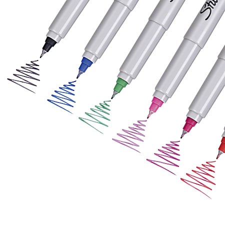 Office Depot Brand Permanent Markers Ultra Fine Point 100percent Recycled  Plastic Barrel Black Pack Of 12 - Office Depot