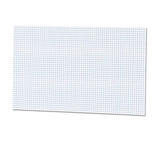 TOPS Quadrille Pads With Heavyweight Paper 4 x 4 SquaresInch 50 Sheets  White - Office Depot