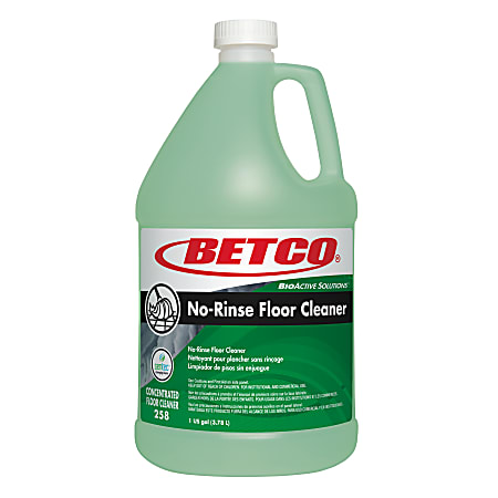 Betco® BioActive Solutions™ No Rinse Floor Cleaner, Fresh Scent, 128 Oz Bottle, Case Of 4