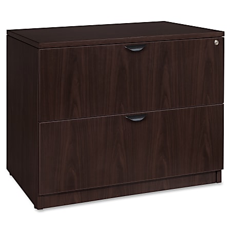Lorell® Prominence 2.0 36"W Lateral 2-Drawer File Cabinet, Espresso