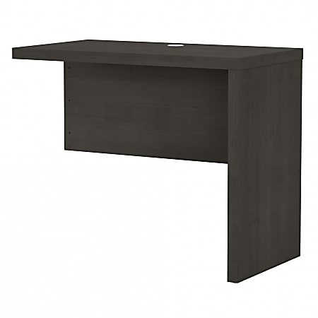 Bush Business Furniture Echo 37"W Desk Return, Charcoal Maple, Standard Delivery