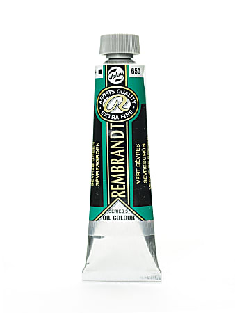 Rembrandt Artist's Oil Colors, 40 mL, Sevres Green, 650