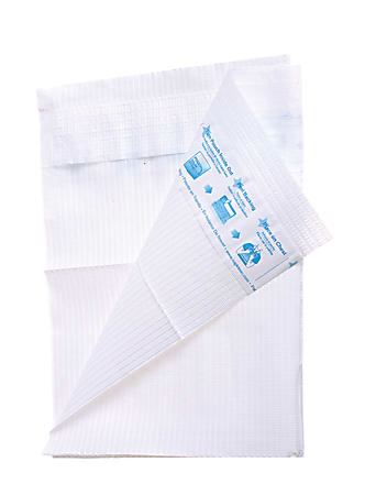 Medline Napkleen Disposable Bibs, Light Blue, Box Of 50