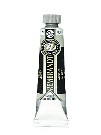 Rembrandt Artist's Oil Colors, 40 mL, Silver, 800
