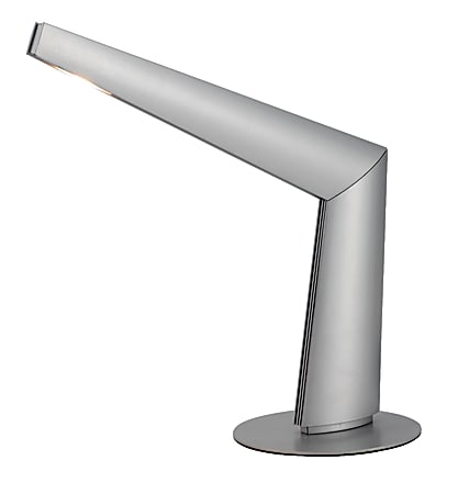 Adesso® Sonar LED Desk Lamp, 17", Silver