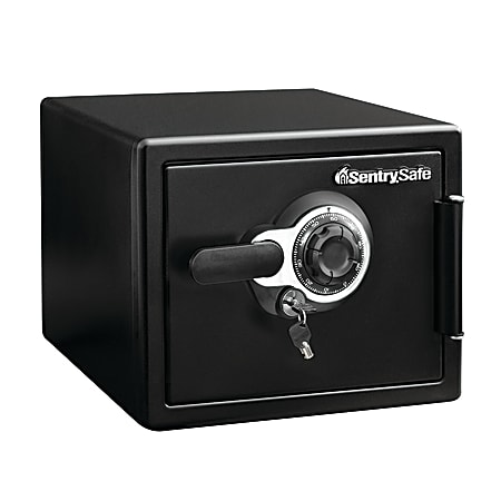 Sentry Safe Fire Safe Combination Safe 0.8 Cubic Foot Capacity Black -  Office Depot