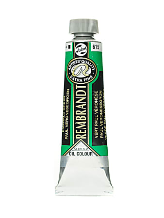 Rembrandt Artist's Oil Colors, 40 mL, Emerald Green, 615, Pack Of 2
