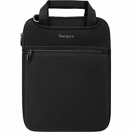 Targus&reg; Slipcase Sleeve For Most Laptops And Chromebooks Up To 14", 10.75"H x 15.25"W x 1.25"D, Black