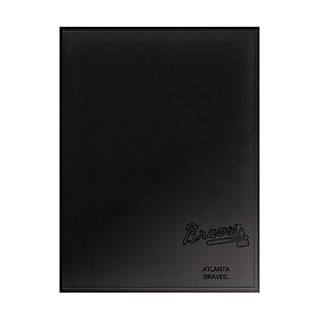 Markings by C.R. Gibson® Leatherette Padfolio, 9 1/4" x 12 3/8", Atlanta Braves