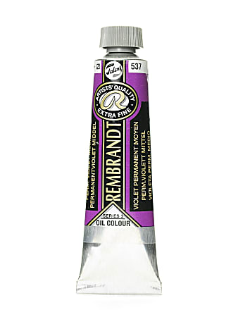 Rembrandt Artist's Oil Colors, 40 mL, Permanent Violet Medium, 537