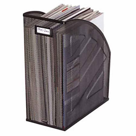 Rolodex® Mesh Jumbo Magazine File, Black